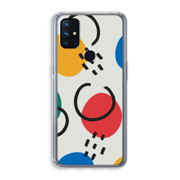 Illustratieve pop 3: OnePlus Nord N10 5G Transparant Hoesje