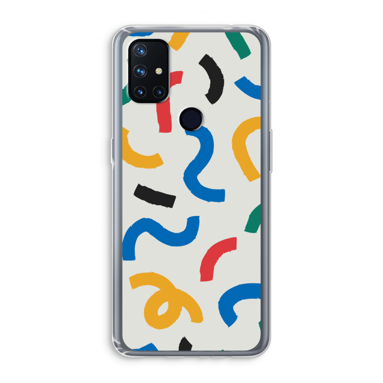 Illustratieve pop 2: OnePlus Nord N10 5G Transparant Hoesje