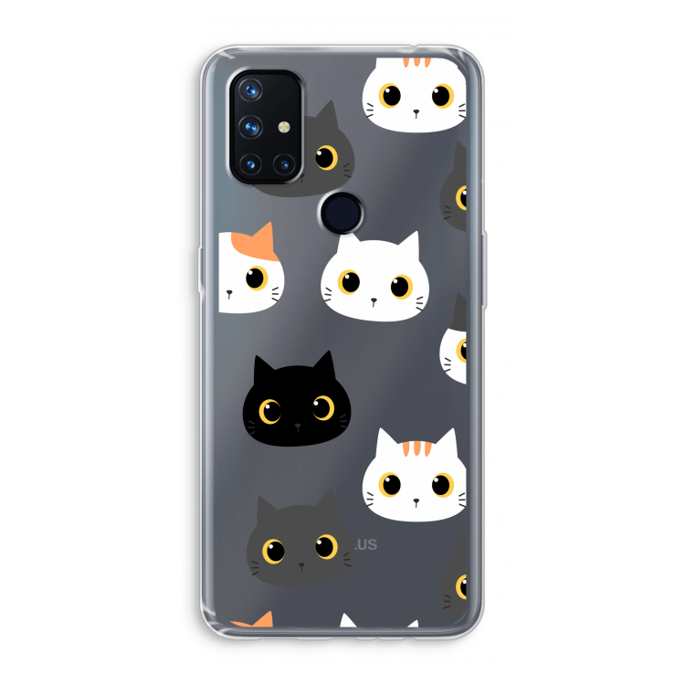 Katten: OnePlus Nord N10 5G Transparant Hoesje