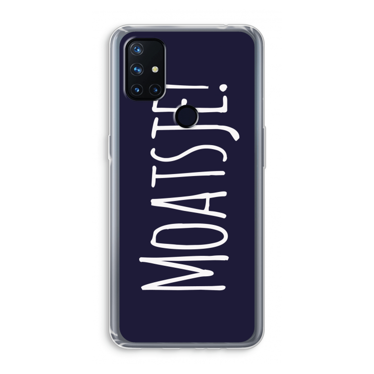 Moatsje!: OnePlus Nord N10 5G Transparant Hoesje