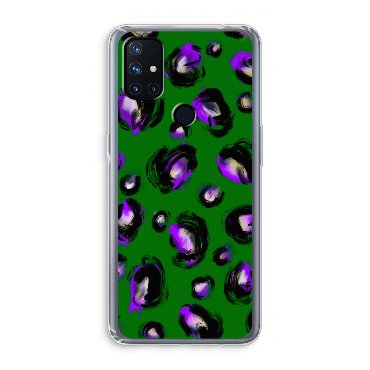 Green Cheetah: OnePlus Nord N10 5G Transparant Hoesje