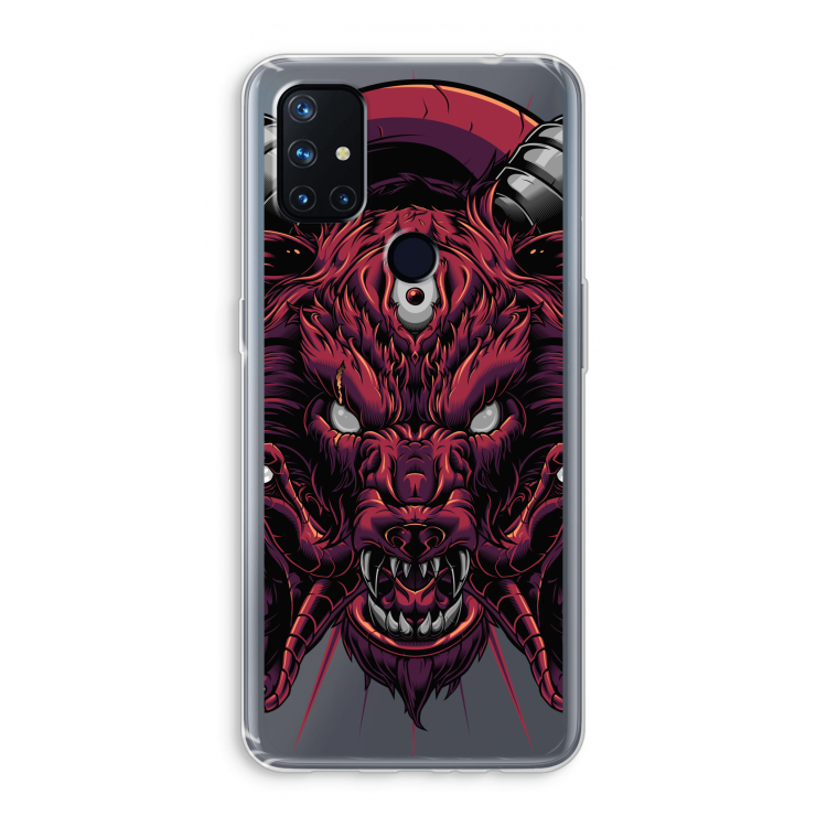 Hell Hound and Serpents: OnePlus Nord N10 5G Transparant Hoesje