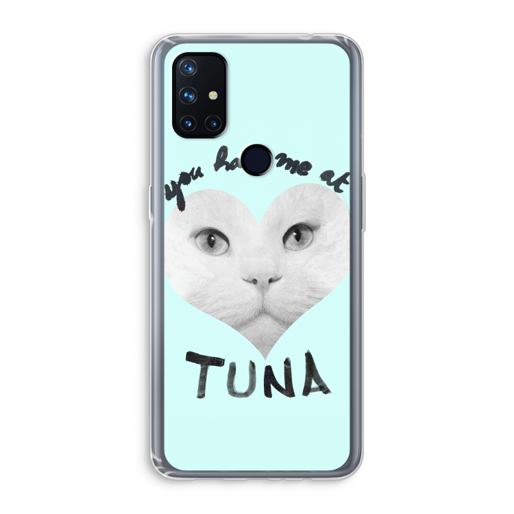 You had me at tuna: OnePlus Nord N10 5G Transparant Hoesje