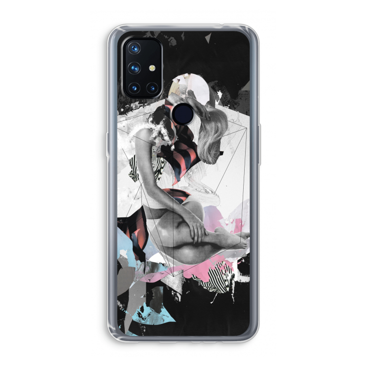 Camouflage de sommeil: OnePlus Nord N10 5G Transparant Hoesje