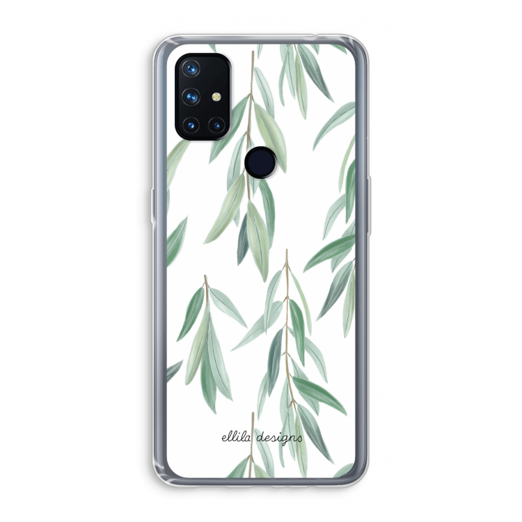 Branch up your life: OnePlus Nord N10 5G Transparant Hoesje