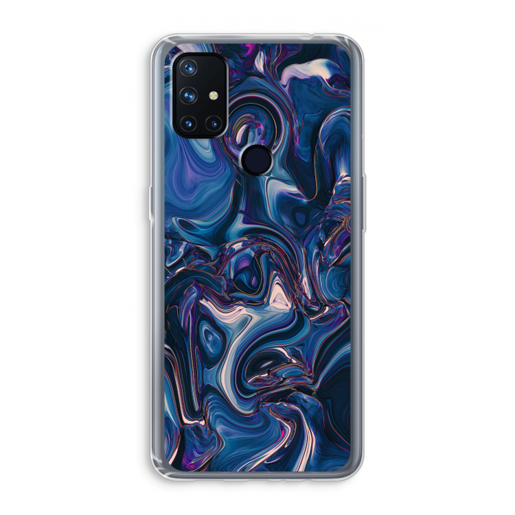 Mirrored Mirage: OnePlus Nord N10 5G Transparant Hoesje