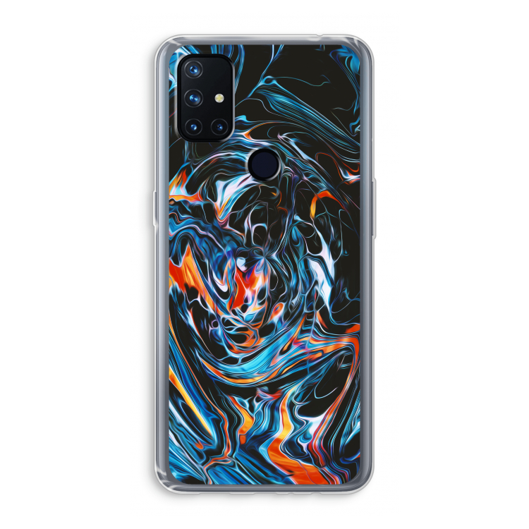 Black Unicorn: OnePlus Nord N10 5G Transparant Hoesje