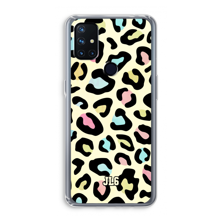 Leopard pattern: OnePlus Nord N10 5G Transparant Hoesje