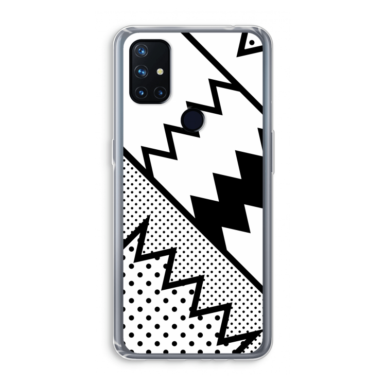 Pop Art #5: OnePlus Nord N10 5G Transparant Hoesje