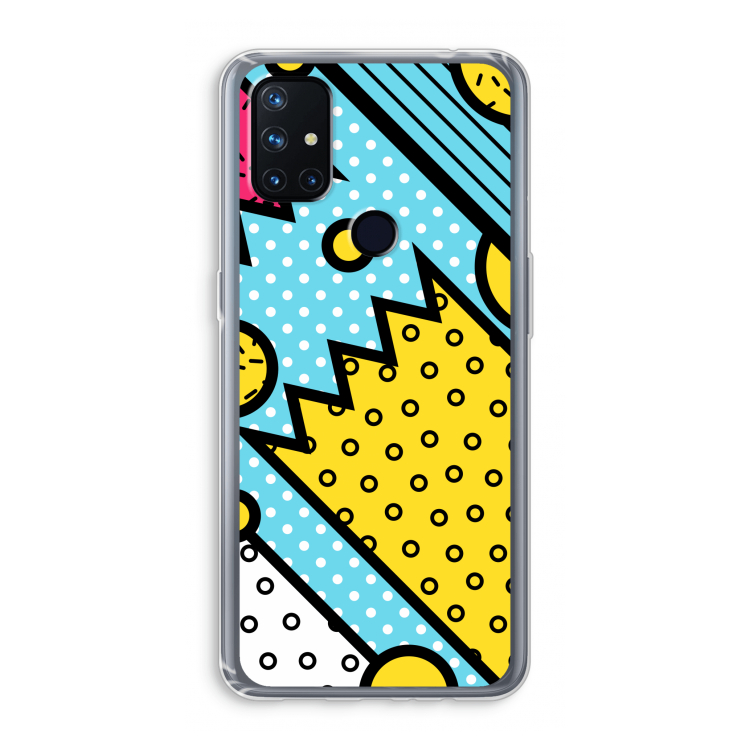 Pop Art #1: OnePlus Nord N10 5G Transparant Hoesje