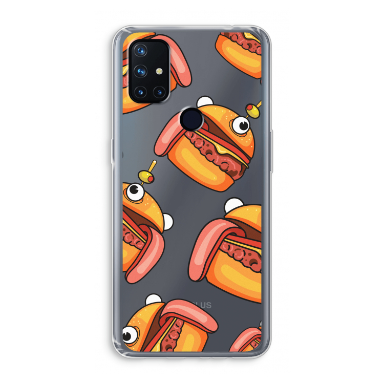 Hamburger: OnePlus Nord N10 5G Transparant Hoesje