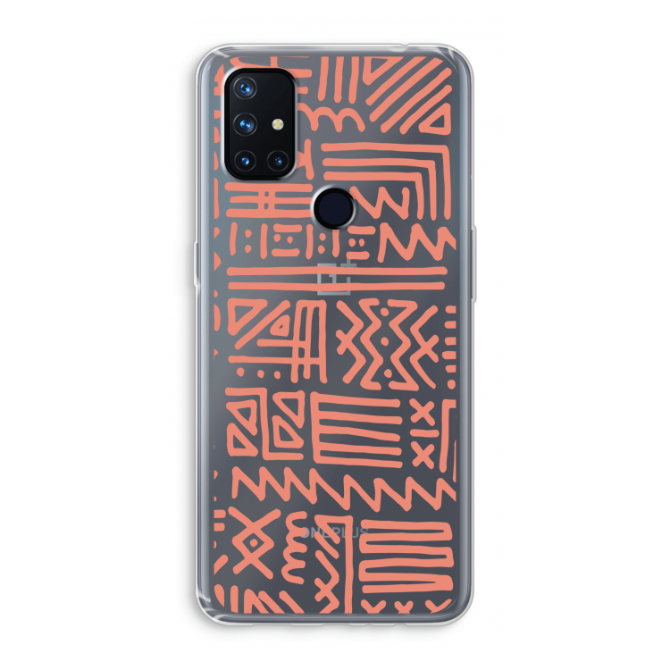 Marrakech Pink: OnePlus Nord N10 5G Transparant Hoesje
