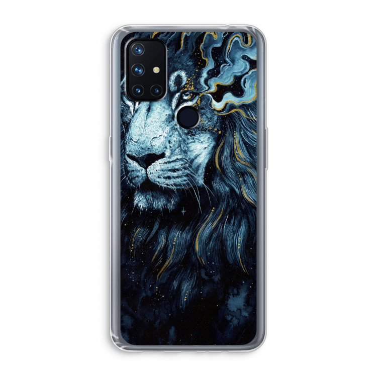 Darkness Lion: OnePlus Nord N10 5G Transparant Hoesje