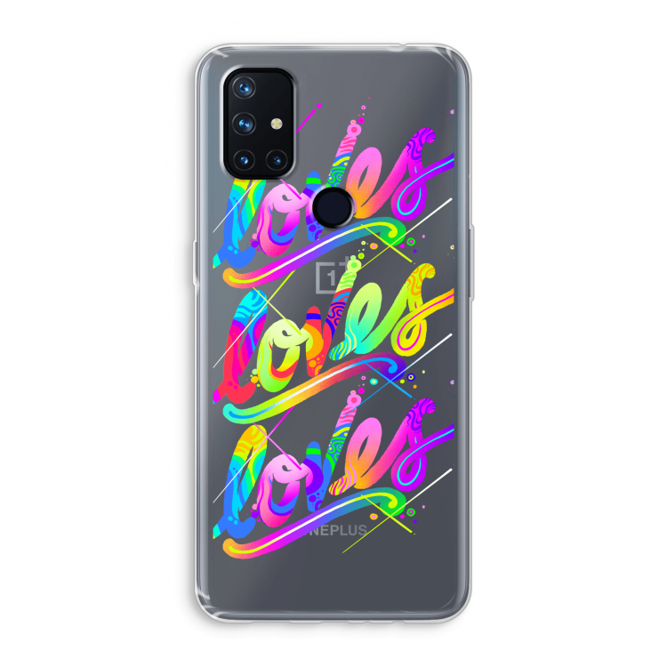 Loves: OnePlus Nord N10 5G Transparant Hoesje