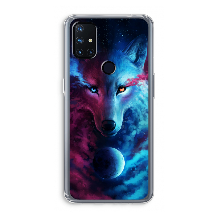 Where Light And Dark Meet: OnePlus Nord N10 5G Transparant Hoesje
