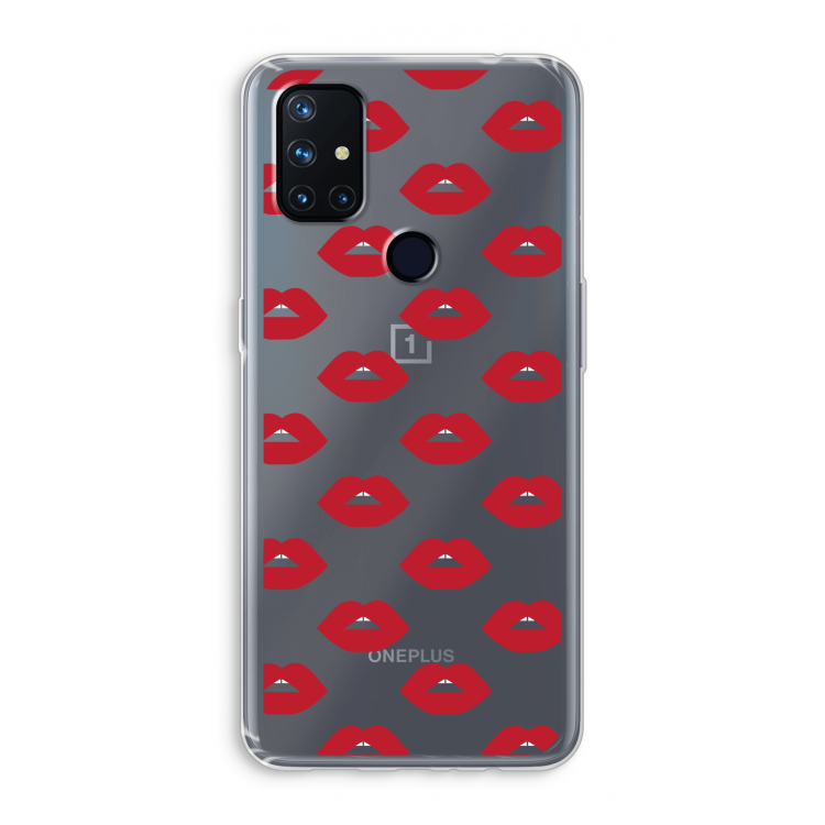 Lips: OnePlus Nord N10 5G Transparant Hoesje