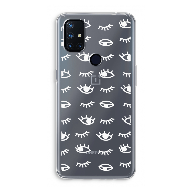 Eye pattern #3: OnePlus Nord N10 5G Transparant Hoesje
