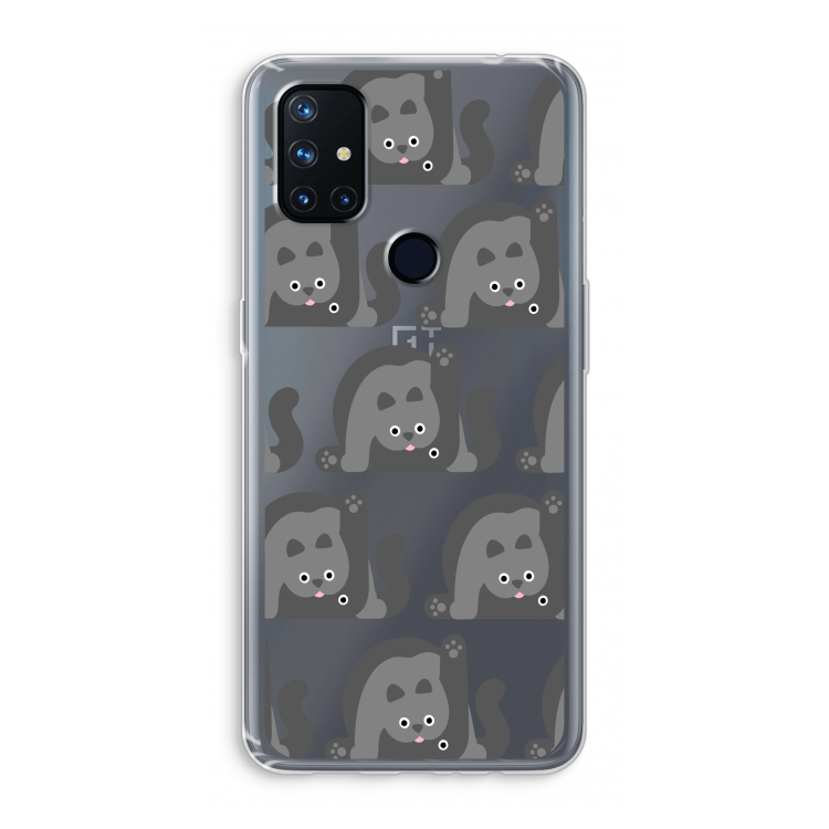 Cats: OnePlus Nord N10 5G Transparant Hoesje