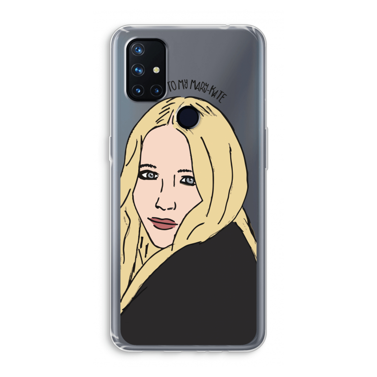 Mary Kate: OnePlus Nord N10 5G Transparant Hoesje