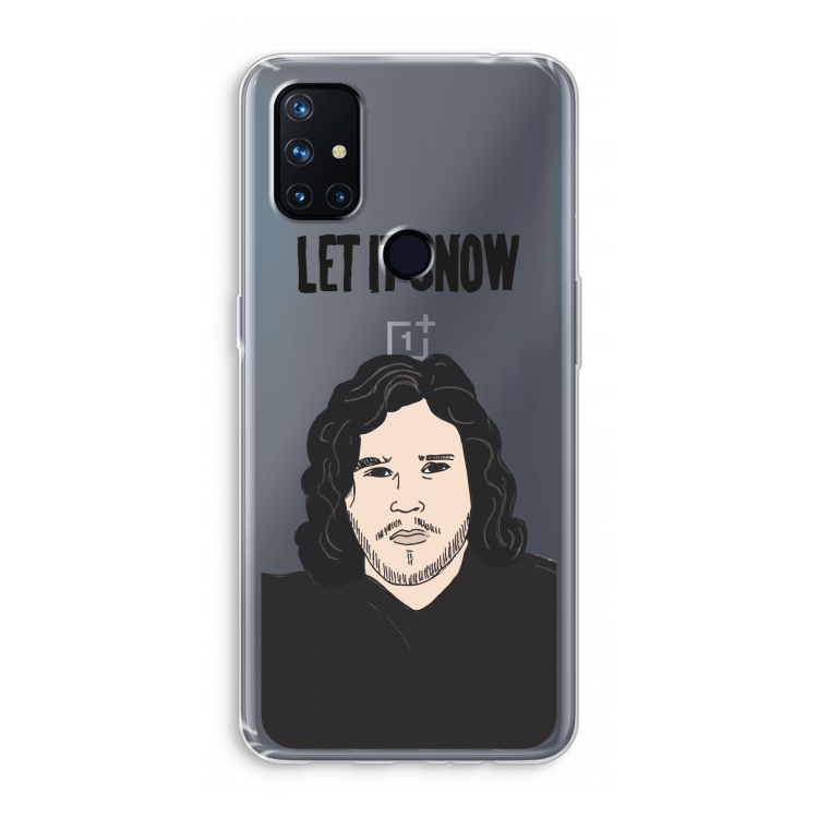 Let It Snow: OnePlus Nord N10 5G Transparant Hoesje