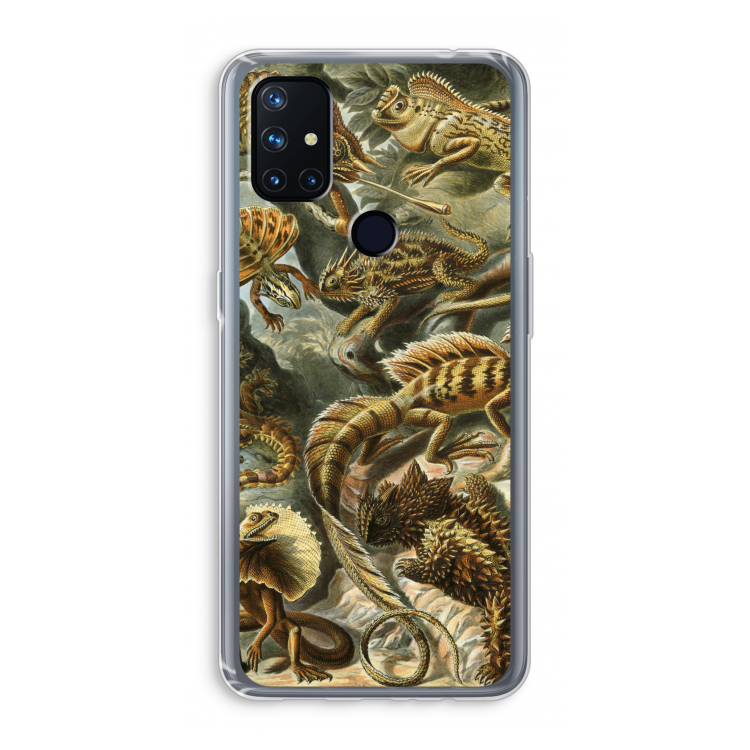 Haeckel Lacertilia: OnePlus Nord N10 5G Transparant Hoesje