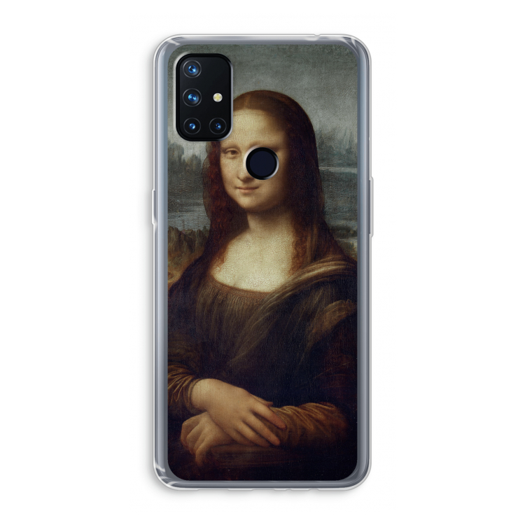 Mona Lisa: OnePlus Nord N10 5G Transparant Hoesje