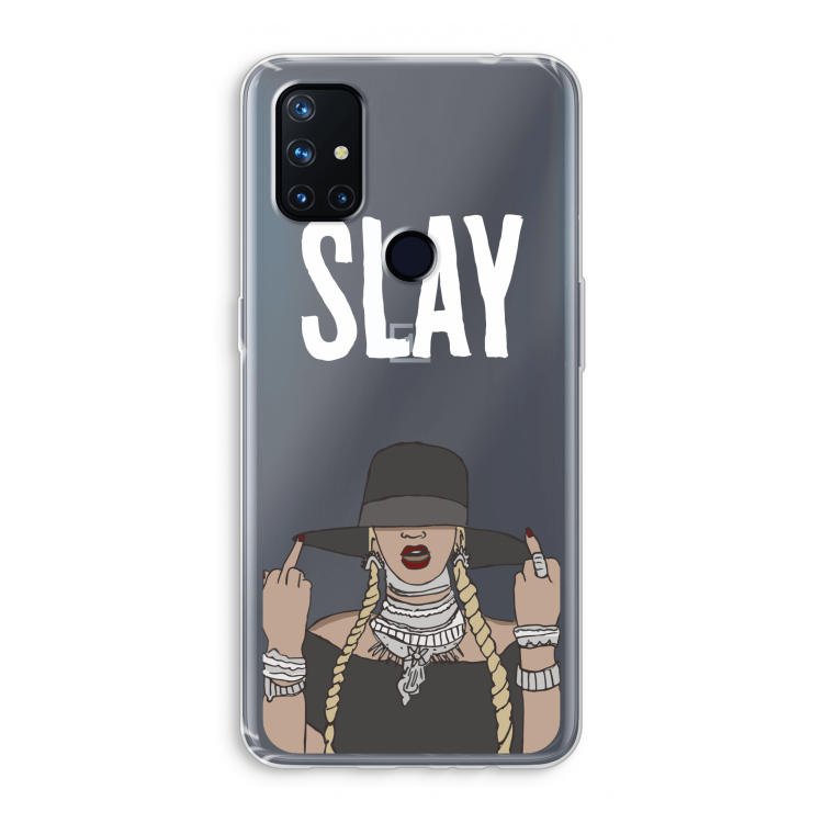 Slay All Day: OnePlus Nord N10 5G Transparant Hoesje