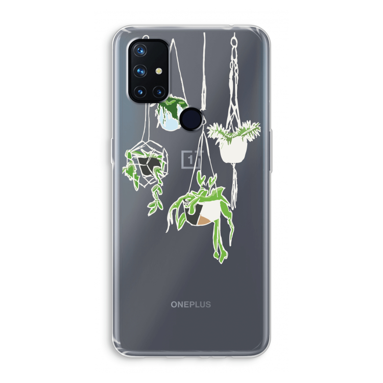 Hang In There: OnePlus Nord N10 5G Transparant Hoesje