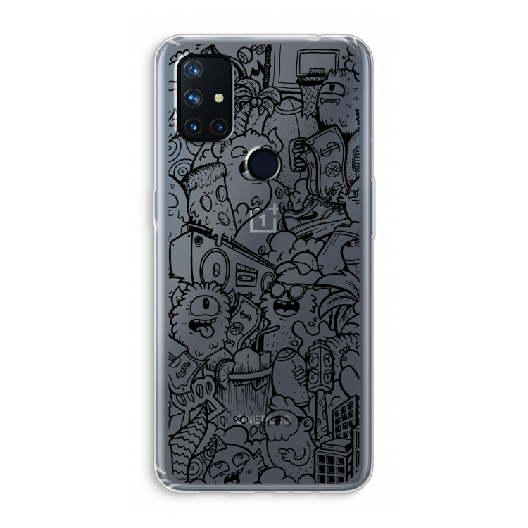 Vexx Black City : OnePlus Nord N10 5G Transparant Hoesje