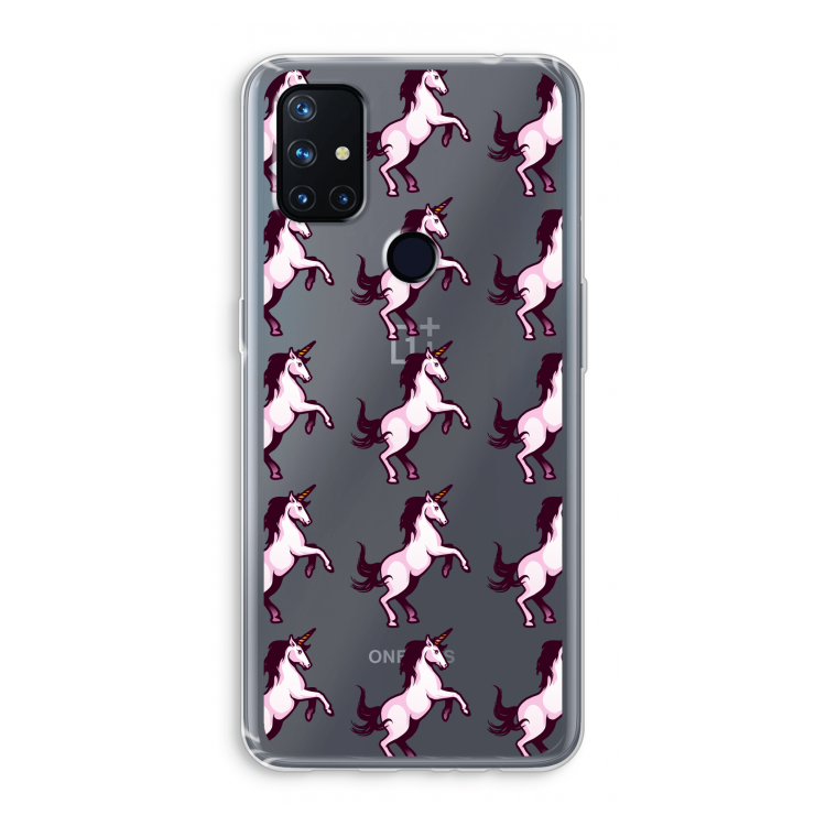 Musketon Unicorn: OnePlus Nord N10 5G Transparant Hoesje
