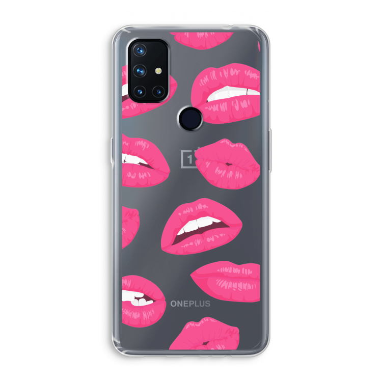 Bite my lip: OnePlus Nord N10 5G Transparant Hoesje