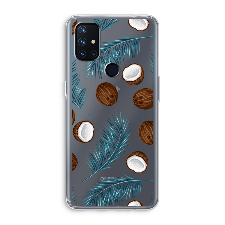 Kokosnoot roze: OnePlus Nord N10 5G Transparant Hoesje