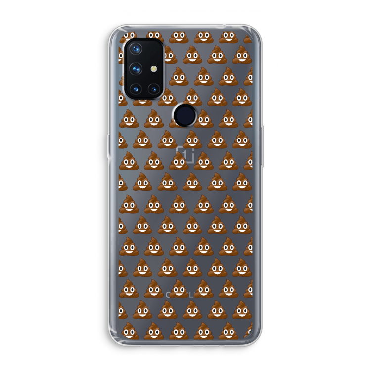 Poop emoji: OnePlus Nord N10 5G Transparant Hoesje