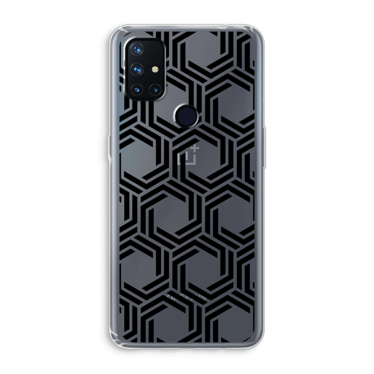 Geometrisch patroon: OnePlus Nord N10 5G Transparant Hoesje