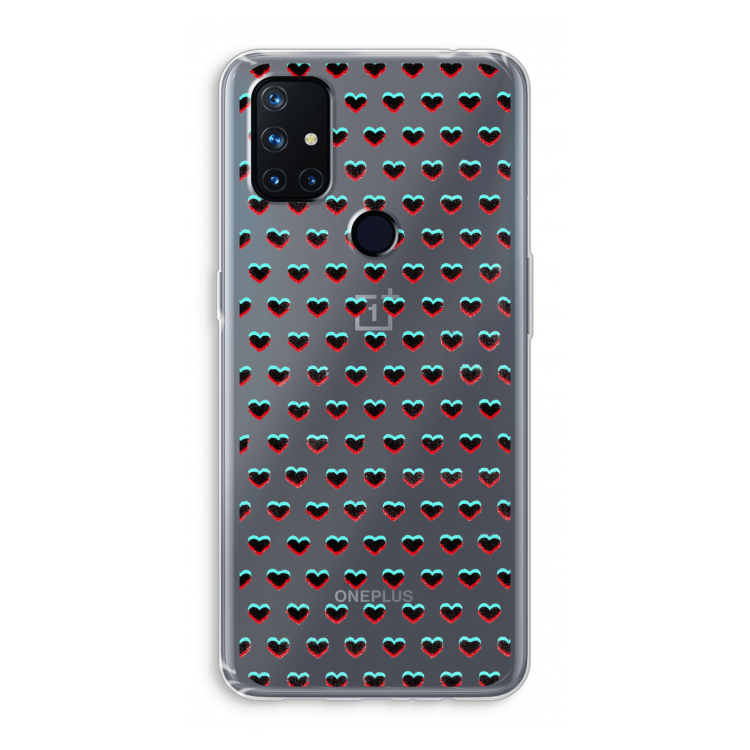Hartjes: OnePlus Nord N10 5G Transparant Hoesje