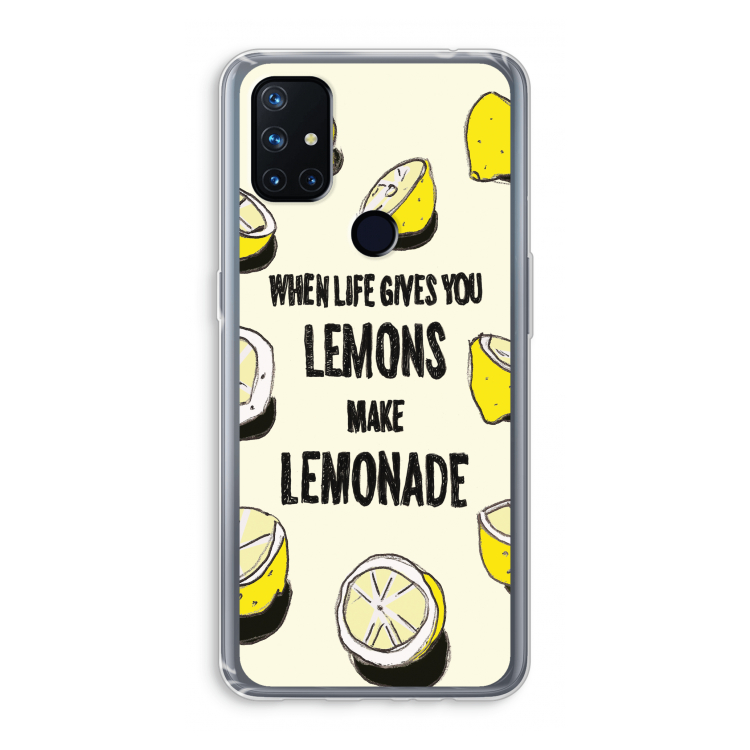 Lemonade: OnePlus Nord N10 5G Transparant Hoesje