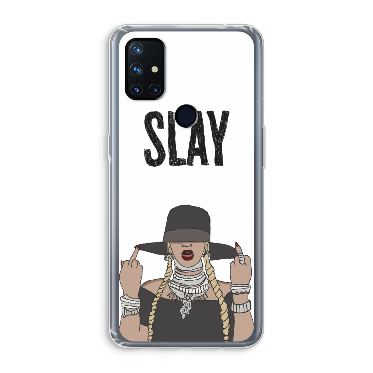 Slay All Day: OnePlus Nord N10 5G Transparant Hoesje