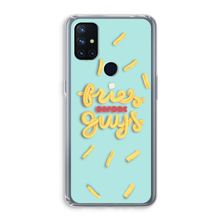 Always fries: OnePlus Nord N10 5G Transparant Hoesje