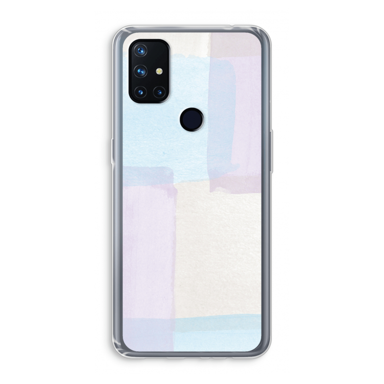 Square pastel: OnePlus Nord N10 5G Transparant Hoesje