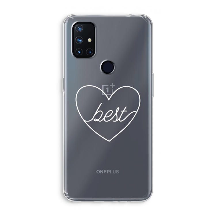 Best heart pastel: OnePlus Nord N10 5G Transparant Hoesje