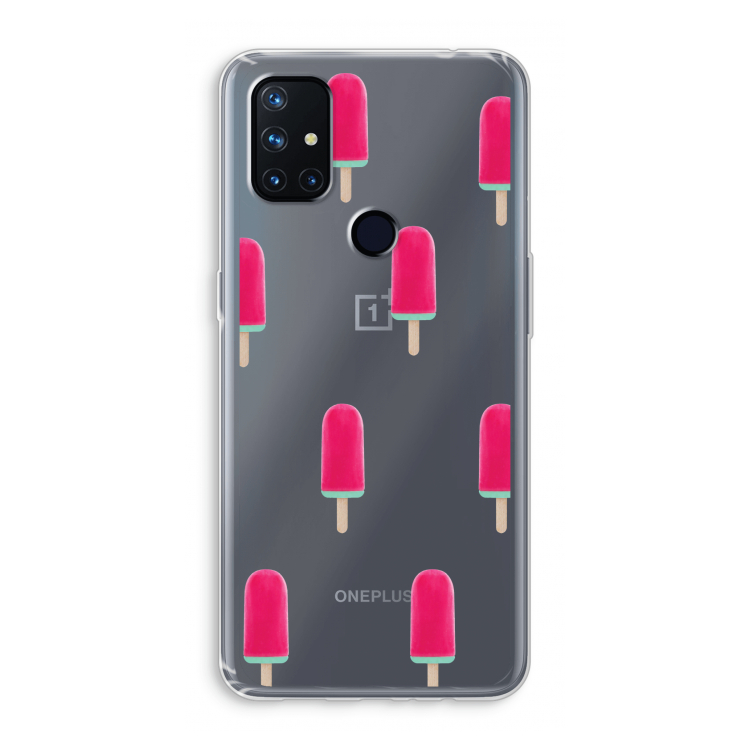 Waterijsje: OnePlus Nord N10 5G Transparant Hoesje