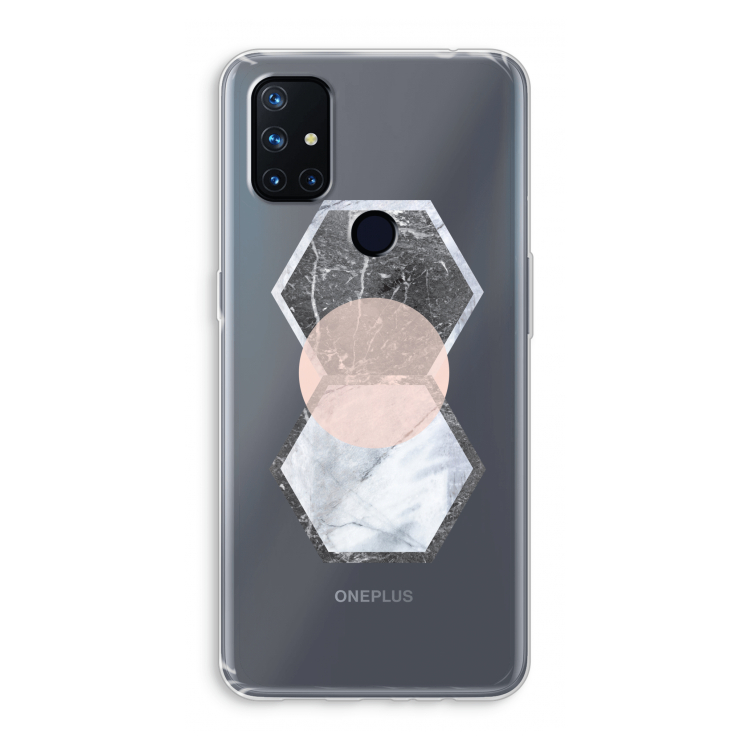 Creatieve toets: OnePlus Nord N10 5G Transparant Hoesje