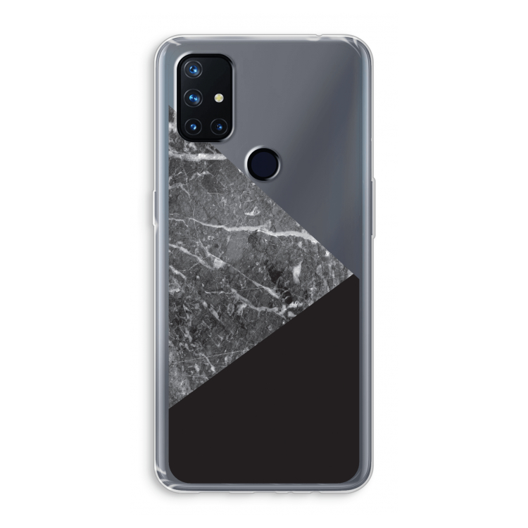 Combinatie marmer: OnePlus Nord N10 5G Transparant Hoesje