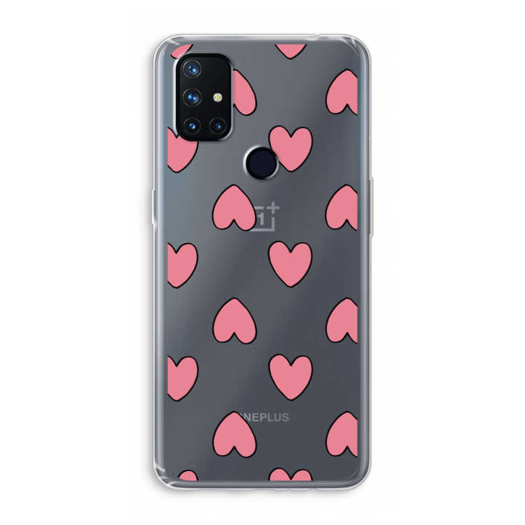 Ondersteboven verliefd: OnePlus Nord N10 5G Transparant Hoesje