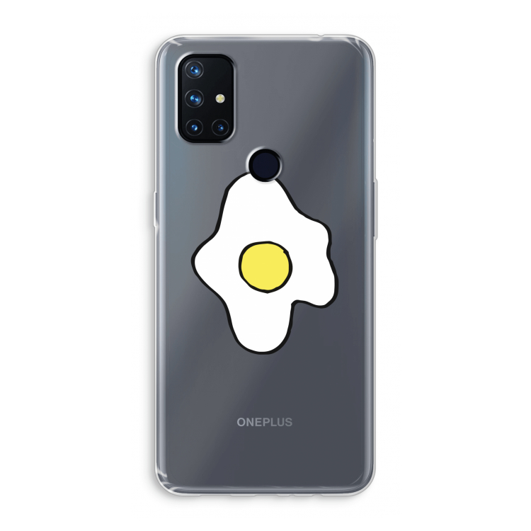 Spiegelei: OnePlus Nord N10 5G Transparant Hoesje