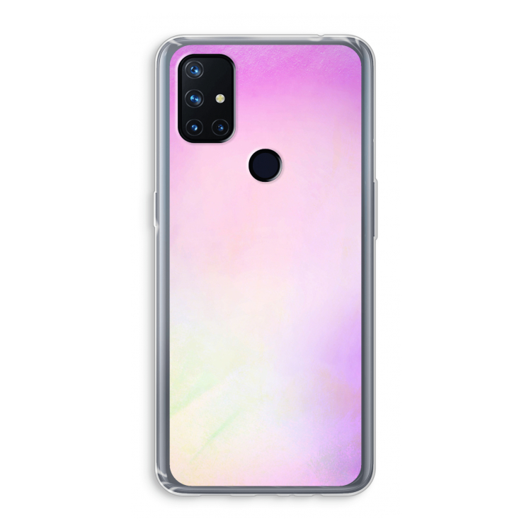 Flow mist pastel: OnePlus Nord N10 5G Transparant Hoesje