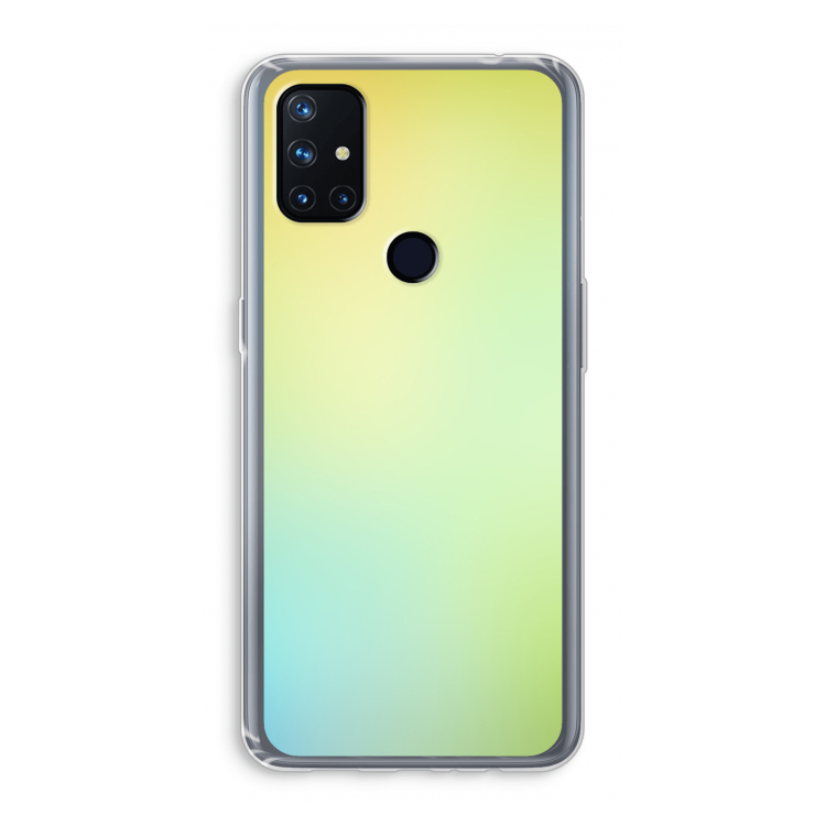 Minty mist pastel: OnePlus Nord N10 5G Transparant Hoesje