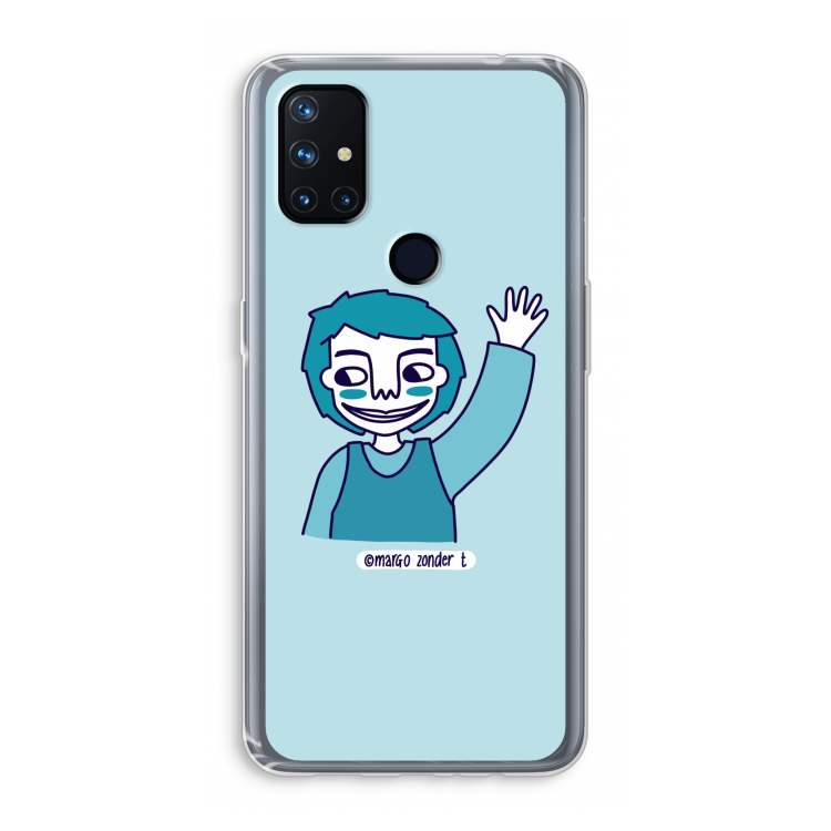 Zwaai: OnePlus Nord N10 5G Transparant Hoesje