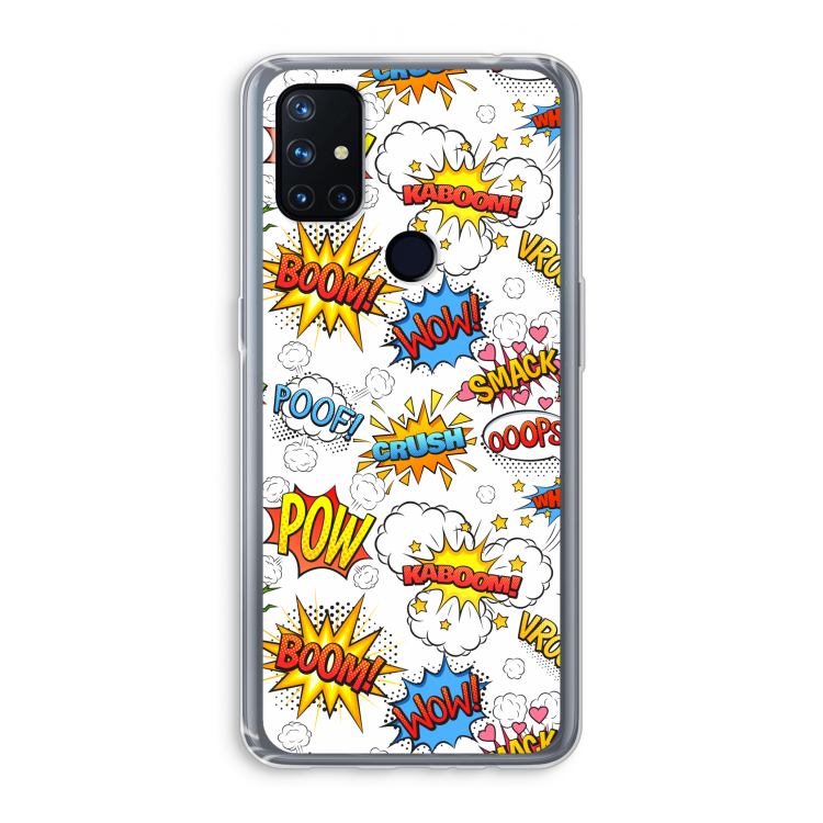 Pow Smack: OnePlus Nord N10 5G Transparant Hoesje