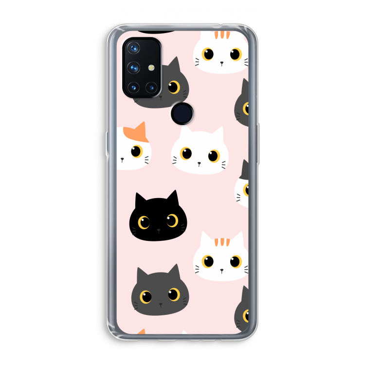 Katten: OnePlus Nord N10 5G Transparant Hoesje